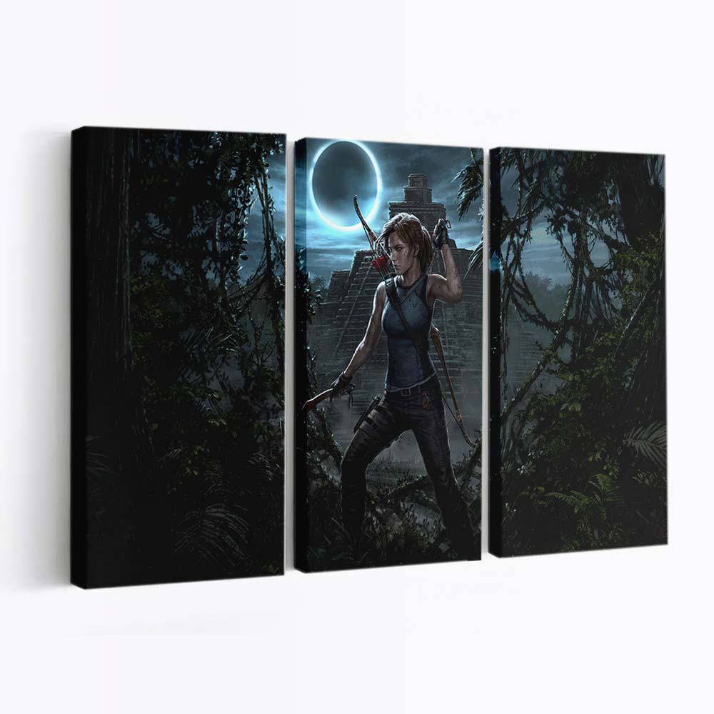 lara croft shadow of the tomb raider 4k 3d